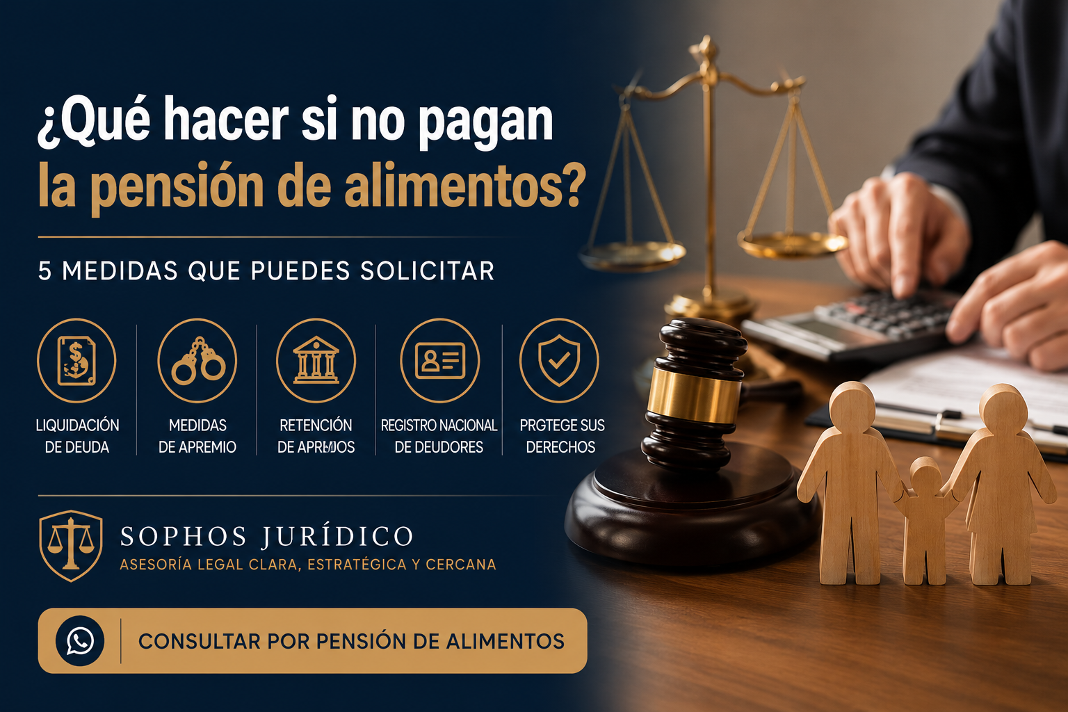 Qué hacer si no pagan la pensión de alimentos en Chile: 5 medidas legales para solicitar cumplimiento ante el Tribunal de Familia.