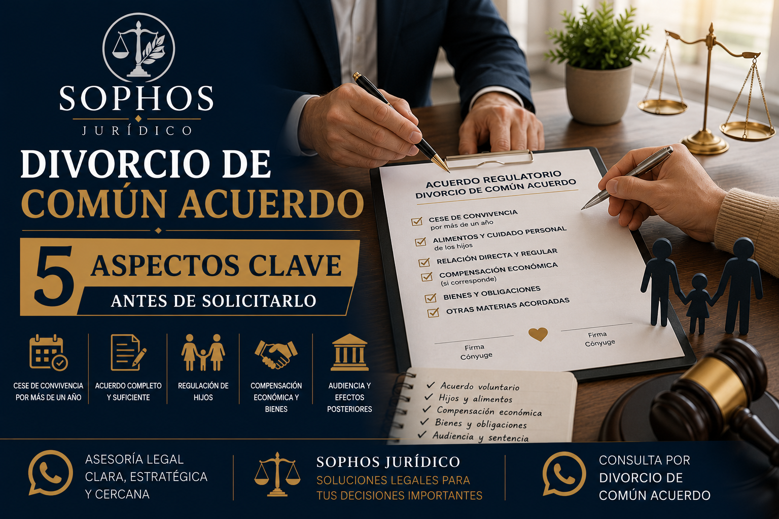 Divorcio de común acuerdo: 5 aspectos clave antes de solicitarlo