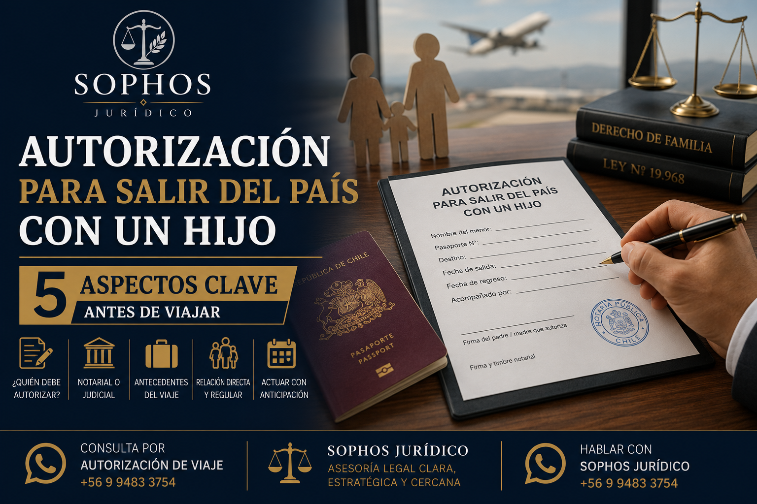 Autorización para salir del país con un hijo: 5 aspectos clave antes de viajar