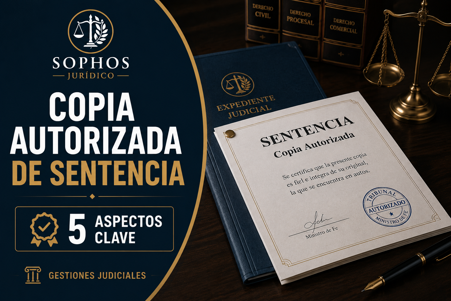 Copia autorizada de sentencia: 5 aspectos clave para solicitarla correctamente