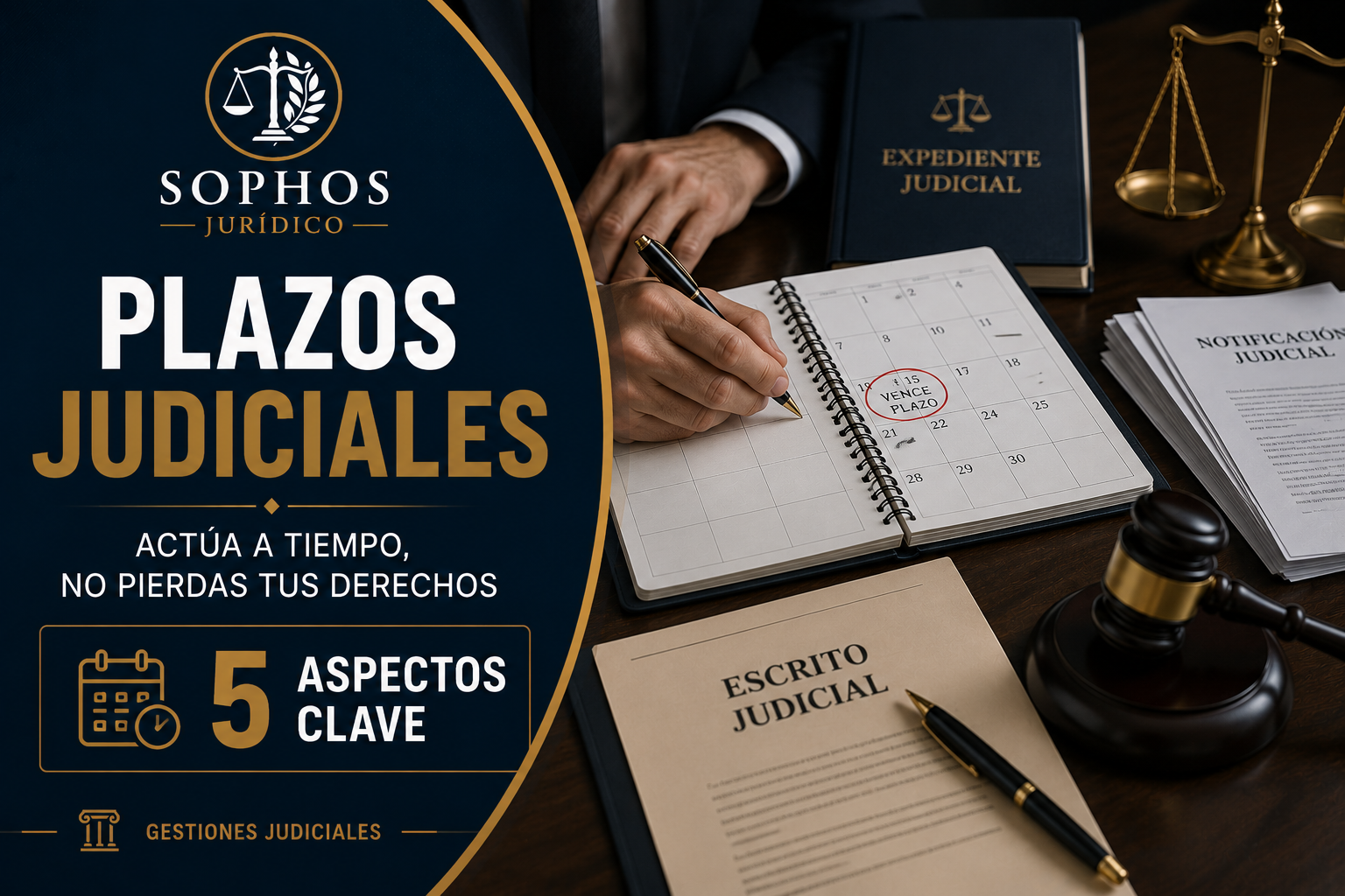 Plazos judiciales: 5 aspectos clave para no perder oportunidades en una causa