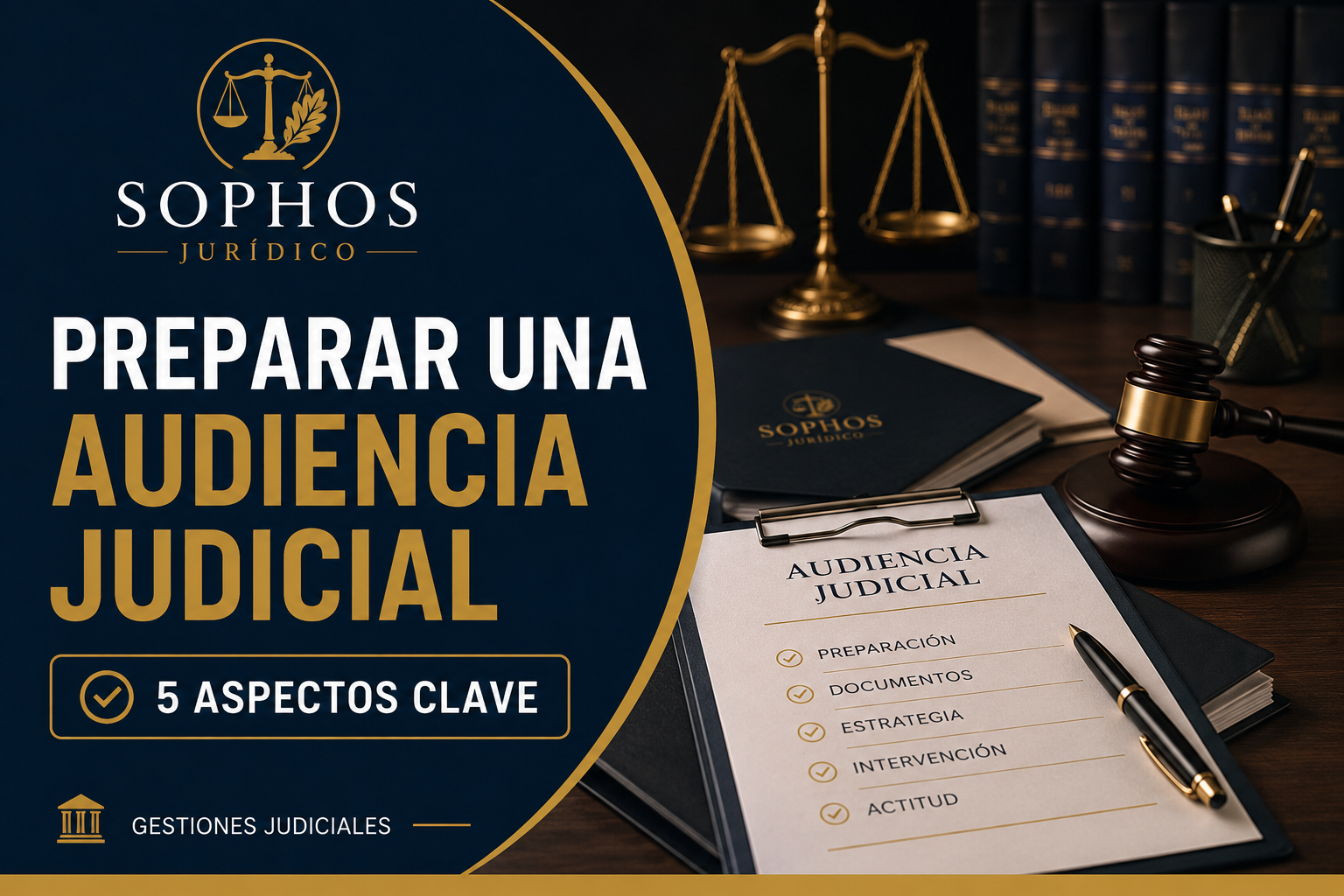 Preparar una audiencia judicial: 5 consejos prácticos