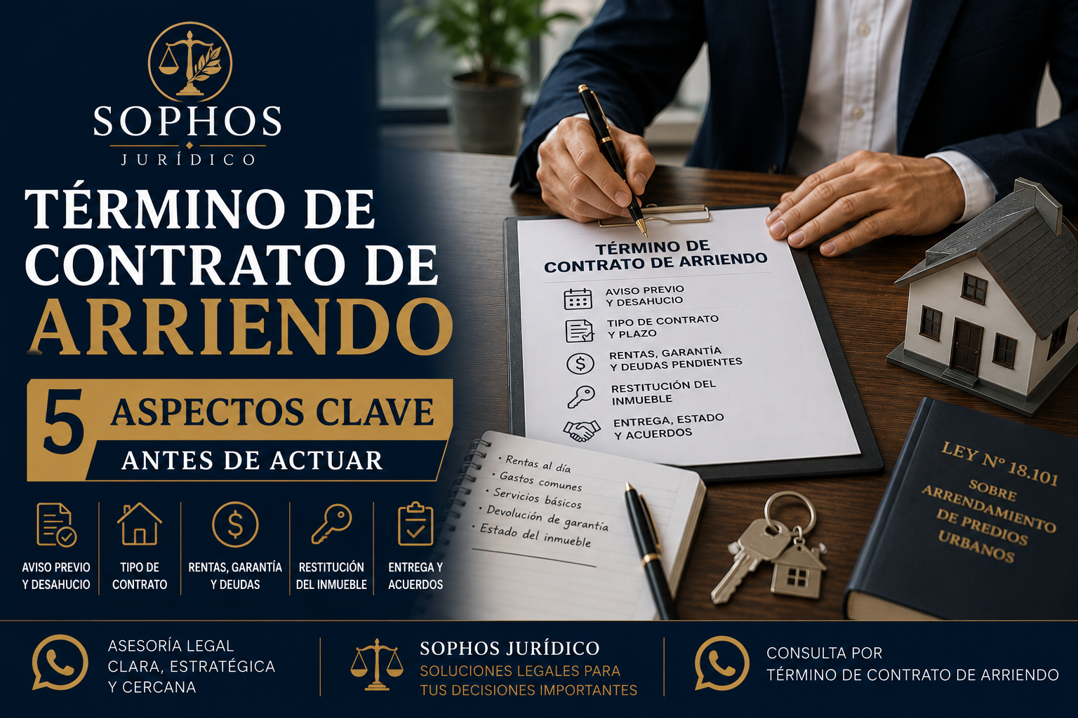 Término de contrato de arriendo: 5 aspectos clave antes de actuar