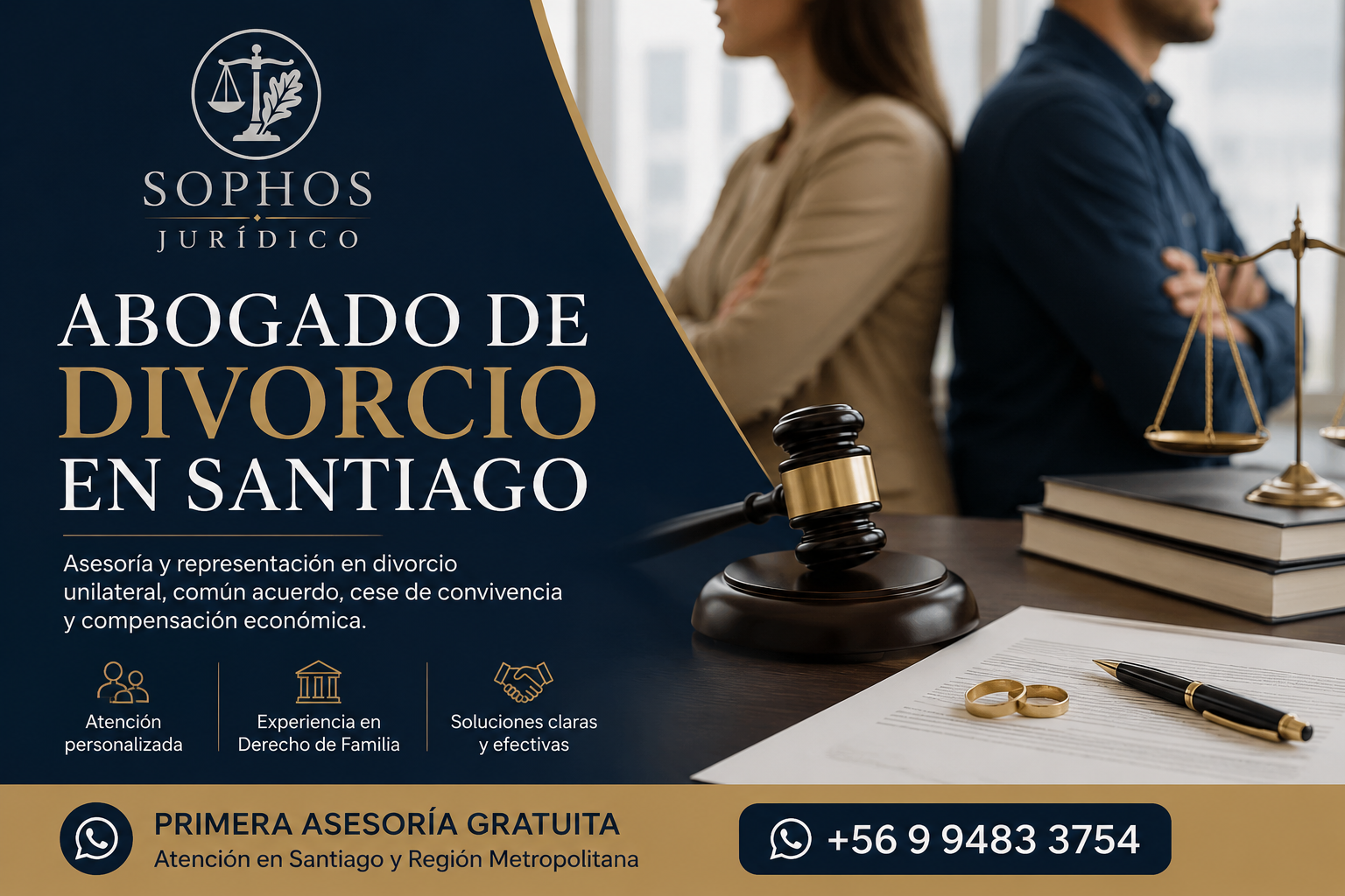 Abogado de divorcio en Santiago - Sophos Jurídico
