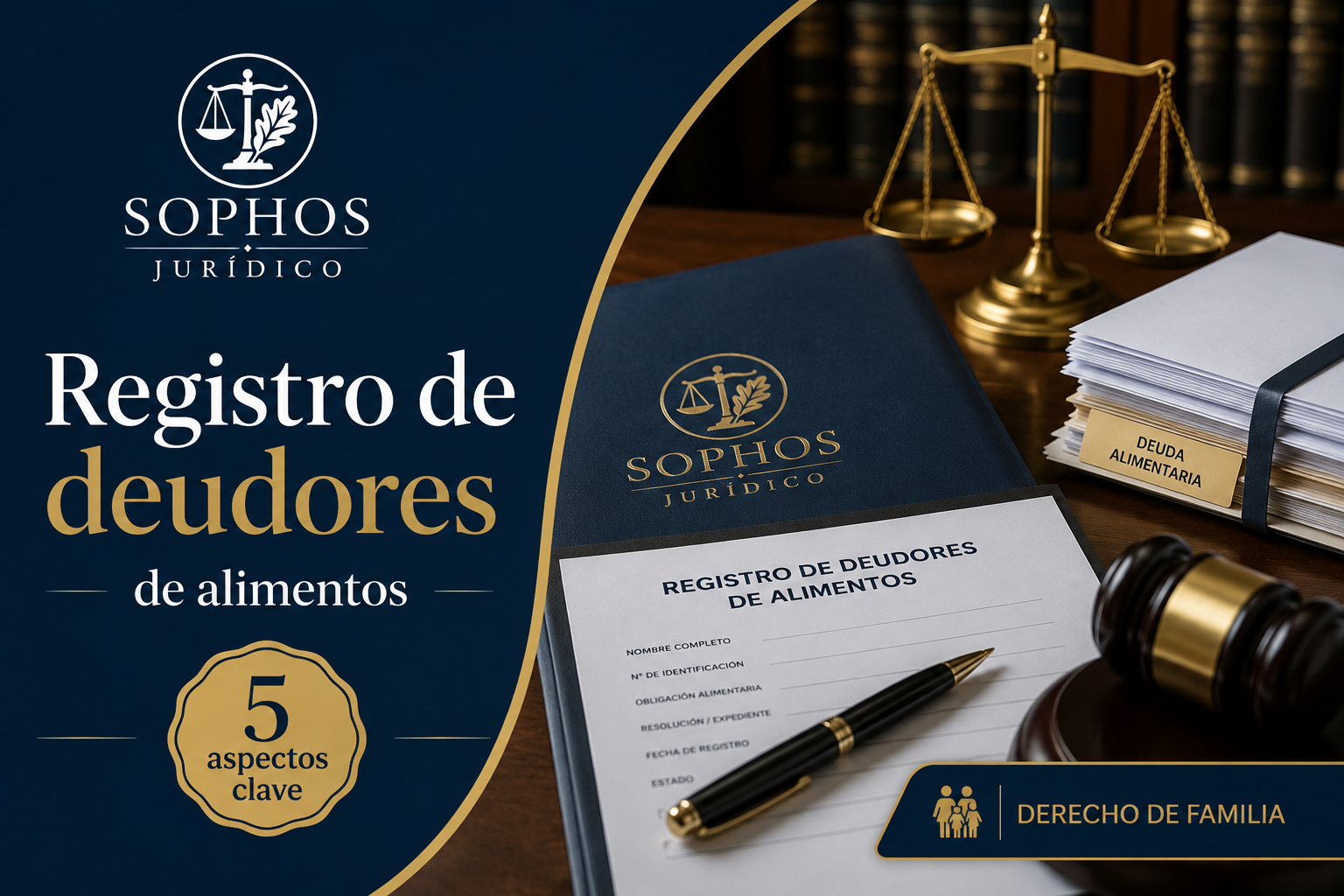 Registro de deudores de alimentos: 5 aspectos clave