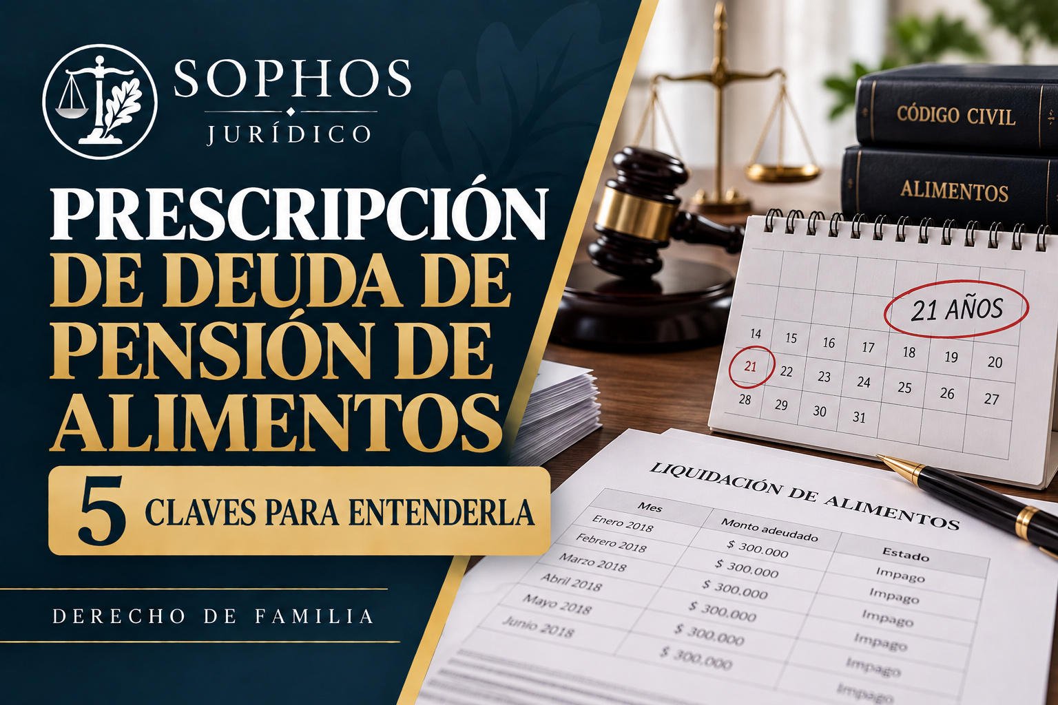 Prescripción de deuda de pensión de alimentos: 5 claves para entender cuándo puede operar